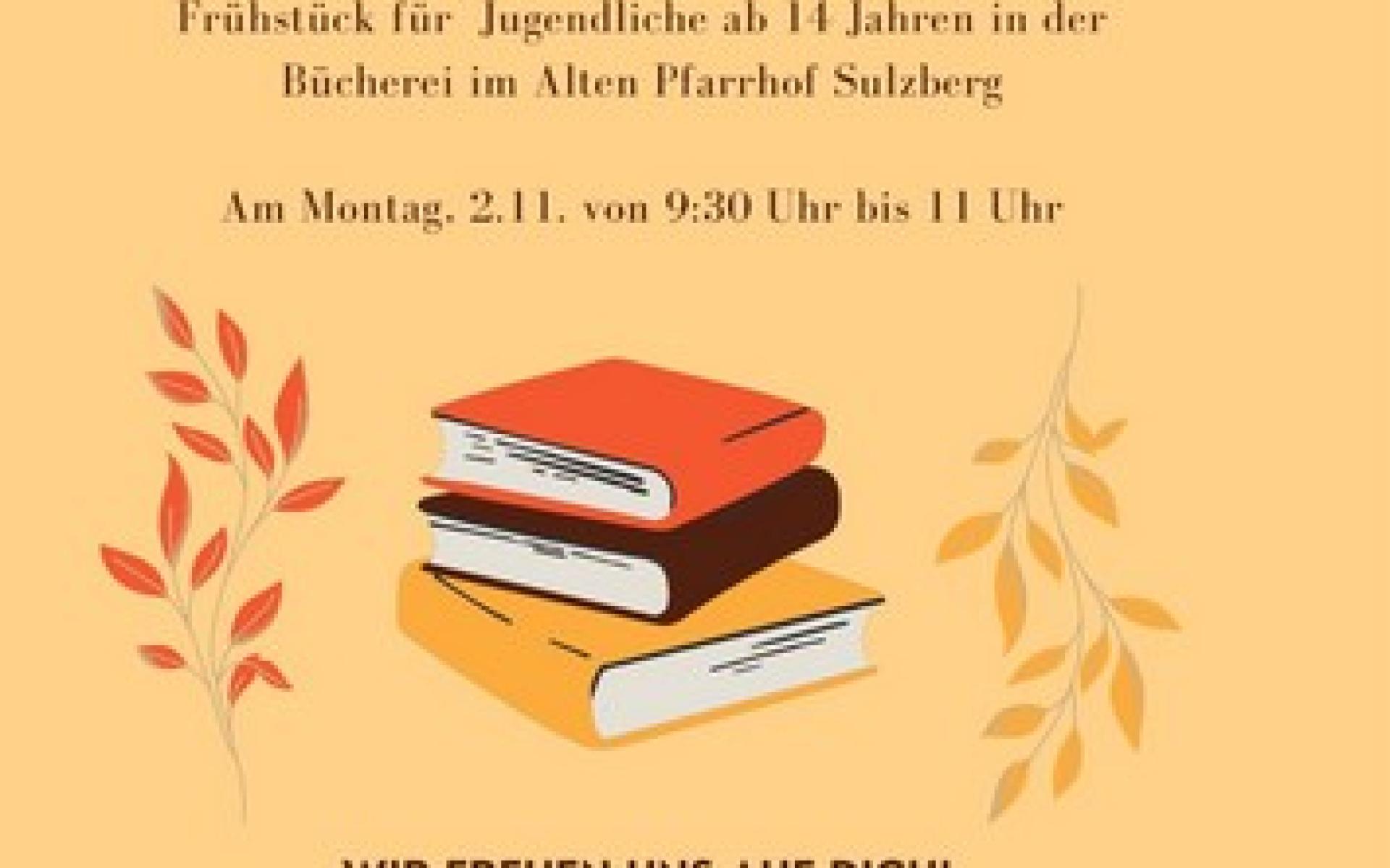 Einladung für die Jugendlichen für book & breakfast